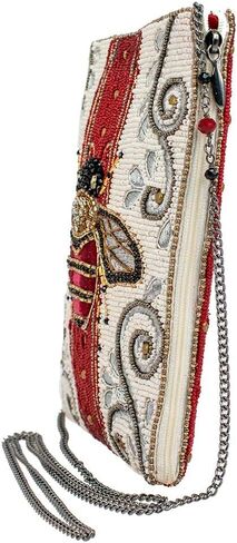 Mary Frances Royal Bee Mini Beaded Crossbody Handbag, Multicolor in Kuwait