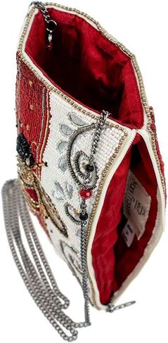 Mary Frances Royal Bee Mini Beaded Crossbody Handbag, Multicolor in Kuwait