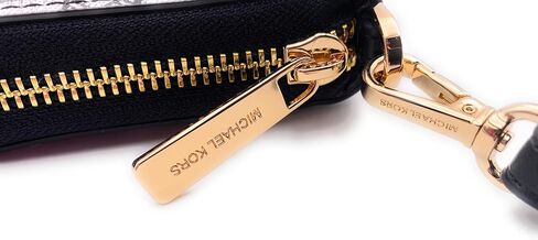 Michael Kors Jet Set Travel Large Continental Jacquard Wallet MK Black Multi in Saudi Arabia