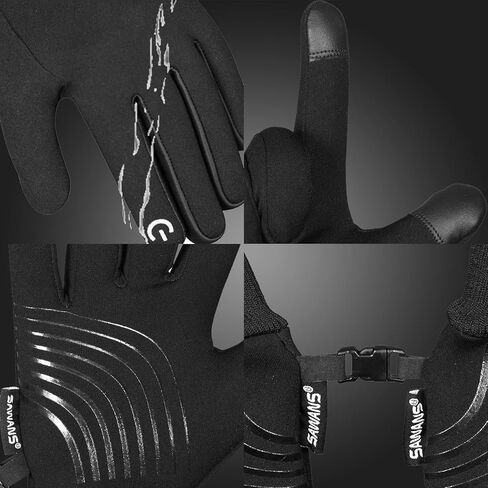 الشتاء ركوب الدراجات الجري قفازات دافئة الرجال النساء لمس الحرارية يندبروف مكافحة زلة القيادة الرياضة في الهواء الطلق دراجة قفازات المشي لمسافات طويلة تزلج تسلق ركوب المشي in Kuwait