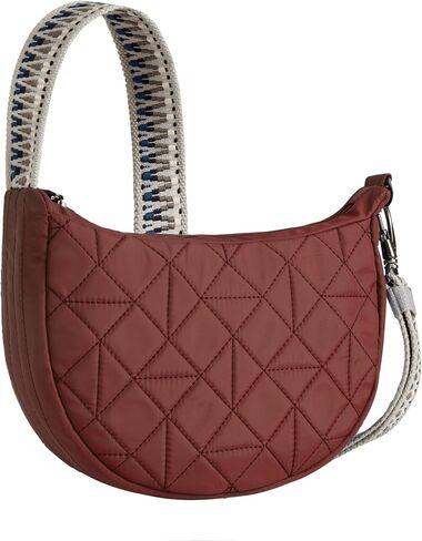 Travelon Boho Anti-Theft Crescent Crossbody, Paprika in Saudi Arabia