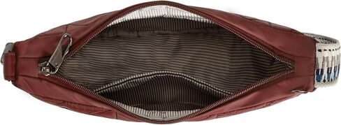 Travelon Boho Anti-Theft Crescent Crossbody, Paprika in Saudi Arabia