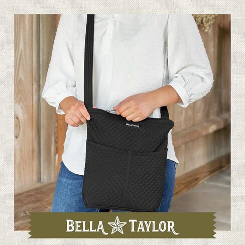 Bella Taylor Hipster Crossbody Purse for Women | Medium Size Shoulder Bag with Adjustable Strap in Saudi Arabia