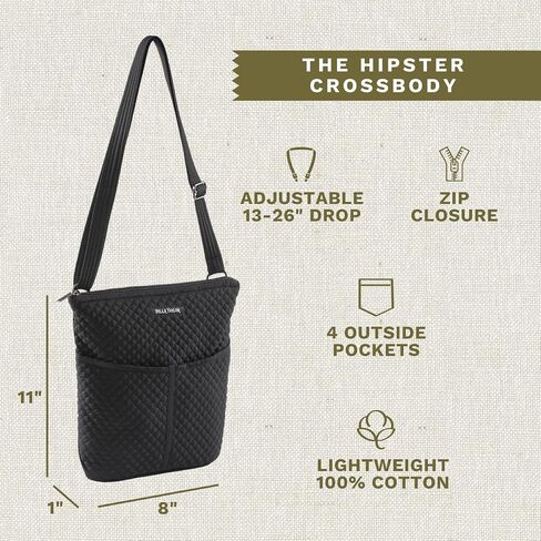 Bella Taylor Hipster Crossbody Purse for Women | Medium Size Shoulder Bag with Adjustable Strap in Saudi Arabia