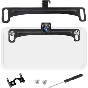 Universal Back Up Camera License Plate Mount,Dash Cam Rearview Camera Mount Kit,Car License Plate Camera Bracket for Fixing Reverse Camera