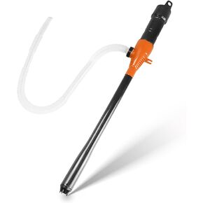 FUELIO Fuel Transfer Pump -Battery Operated Gas Pump - Liquid Transfer Pump for Water Kerosene Gasoline Pump - Battery Powered Water Pump, 2.2 Gallon per Min
