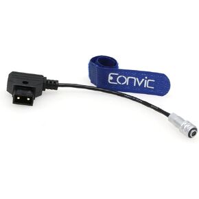 Eonvic 12V 3A Weipu 2 Pin Female Adapter Power Supply Charger for Blackmagic Pocket Cinema Camera BMPCC 4K 6K