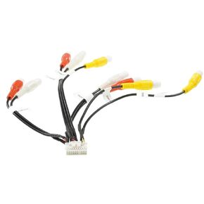20Pin AV RCA Cord Assembly Harness Car Audio Video Compatible with JVC Kenwood KW-NT300 KW-NT310 KW-NT500HDT KW-NT510HDT KW-NT700 KW-NT800HDT KW-NT810HDT - XT91915