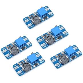 Oiyagai 5pcs MT3608 DC-DC Step Up Power Apply Module Booster 2A Power Module for Arduino