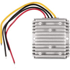 20A 240W 12v Golf Cart 48V 36V to 12V Converter Voltage Regulator Reducer Transformer Waterproof Voltage Reducer for Golf Cart with Lever Wire Connectors 2 in 2 Out