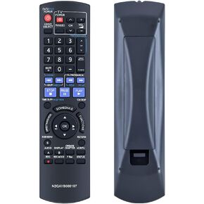 New N2QAYB000197 Replacement Remote Control Applicable for Panasonic DVD VCR Recorder DMR-EZ48 DMR-EZ48V DMR-EZ485V DMR-EZ485 DMR-EZ48VK DMR-EZ485VK