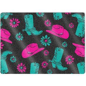 MightySkins Glossy Glitter Skin Compatible with Microsoft Surface Laptop 5 15" Full Wrap Kit - Neon Cowgirl | Protective, Durable High-Gloss Glitter Finish | Easy to Apply | Made in The USA