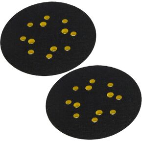 2 Pcs 5" 8 Holes Hook and Loop Pad Universal Orbital Sander Pad Replacement for Ryobi Replacement for Craftsman Replacement for Milwauke Random Orbital Sanders