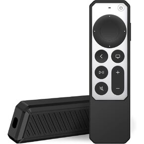 Silicone Case Compatible with Apple TV 4K 2021 2022 Generation/Apple Siri 4K - Shockproof/Anti-Slip/Scratch Remote Control Cover - Blue