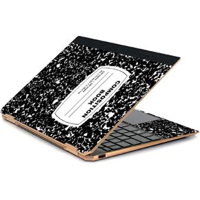 MightySkins Skin Compatible with HP Spectre x360 13.3" Gem-Cut (2019) - Composition Book | Protective, Durable, and Unique Vinyl Decal wrap Cover | Easy to Apply| Made in The USA