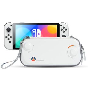 GeekShare Switch Carrying Case Compatible with Nintendo Switch/Switch OLED,Portable Travel Carry Case,Hard Shell Protective Pouch Case Fit Switch Console & Game Accessories - Starry Sky