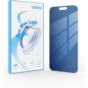 for iPhone 16 Pro Blue Light Screen Protector 6.3 Inch, HD Tempered Glass Anti Blue Light Scratch Resistant Easy Installation