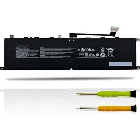 BTY-M57 Laptop Battery for MSI GP66 GP76 Leopard 10UE 10UG 10UH 11UE 11UG 1MSI Vector GP66 GP76 12UE 12UG 12UGS 12UH Serie Notebook 4ICP6/35/140 15.2V 65Wh 4280mAh in Kuwait