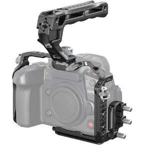 SmallRig HawkLock Quick Release Cage Kit for Panasonic LUMIX GH7 / GH6, with Top Handle Kit, Cable clamp for HDMI & USB-C, Built-in 1/4"-20 Threaded Hole, 3/8" -16 locating Holes for ARRI - 4825