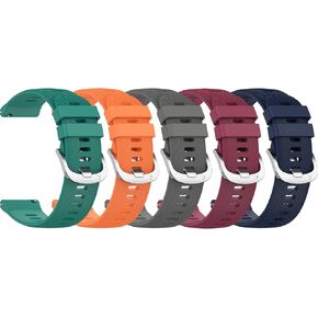 FitTurn 18mm Bands Compatible for Fossil Women's Gen 6 42mm /Gen 5E 42mm Smart Watch, Replacement Band Wrist Strap for Fossil Gen 4 Venture HR/Charter HR/Fossil Q Venture