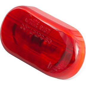 Grote 45262 Two-Bulb Oval Pigtail-Type Clearance Marker Light (Optic Lens)