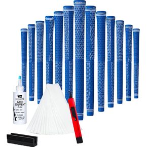 Wedge Guys DC Tour Golf Grips Kit – 4 Grip Zones for Supreme Comfort & Control - All-Weather Performance Golf Club Grips Replacement for Regripping Wedges Drivers Irons Hybrids, Midsize or Standard