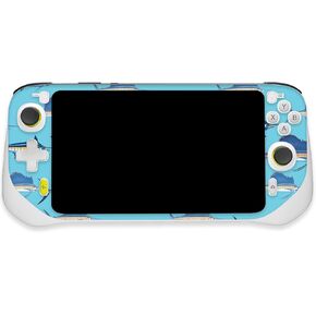 MightySkins Skin Compatible with Logitech G Cloud Gaming Handheld - Billfish Stripes | Protective, Durable, and Unique Vinyl Decal wrap Cover | Easy to Apply | Made in The USA