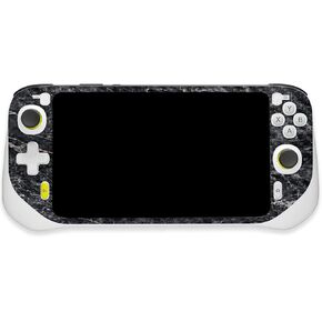 MightySkins Carbon Fiber Skin Compatible with Logitech G Cloud Gaming Handheld - Onyx Marble | Protective, Durable Textured Carbon Fiber Finish | Easy to Apply | Made in The USA
