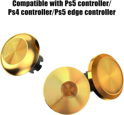 Replacement Metal Thumbsticks for Ps5 Ps4 Ps5 Edge Controller 6 in 1 Swap Analog Joystick Thumb Grips Accessories (Blue) in Kuwait