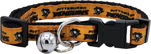 Pets First NHL Seattle Kraken CAT Collar Adjustable Break-Away Collar for Cats with Licensed Team Name & Logo. Cute & Fashionable Hockey Sports Cat Collar with Metal Jingle Bell in Saudi Arabia