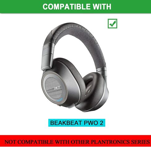 Replacement Earpads for Plantronics BackBeat Pro 2 Wireless Noise Cancelling Headphones with Protein Leather & Memory Foam Ear Cushions (Grey) in Kuwait
