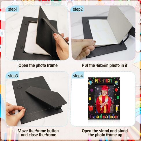 إطار صورة التخرج لرياض الأطفال من Svepndic 2024 إطار صورة التخرج لمرحلة ما قبل المدرسة مقاس 4 × 6 بوصة هدايا تخرج لمرحلة ما قبل الروضة للبنين والبنات والابنة in Kuwait