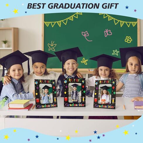 إطار صورة التخرج لرياض الأطفال من Svepndic 2024 إطار صورة التخرج لمرحلة ما قبل المدرسة مقاس 4 × 6 بوصة هدايا تخرج لمرحلة ما قبل الروضة للبنين والبنات والابنة in Kuwait