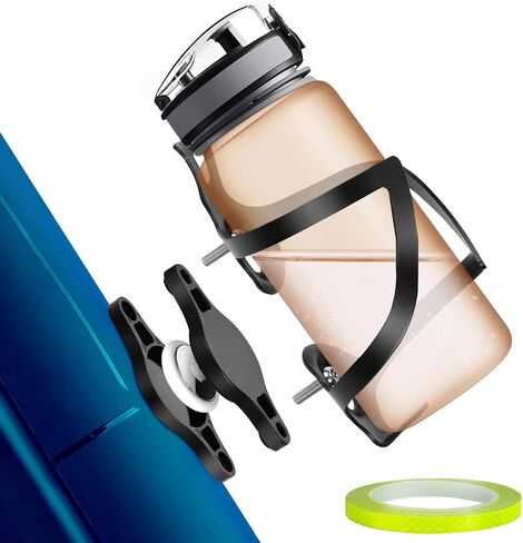 Waterproof AirTag Bike Mount Hidden: Bike AirTag Holder for Bike, Anti Theft AirTag for Bike, Bike Tracker Air Tag Bike AirTag Hidden Bike Mount Compatible with Apple AirTag with Reflective Tape in Saudi Arabia