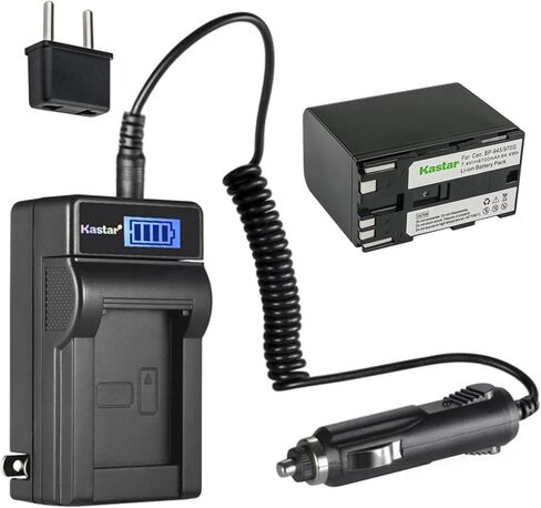 Kastar 3-Pack BP-970G Battery and LCD AC Charger Compatible with Canon V520, XF100, XF105, XF200, XF205, XF300, XF305, XH-G1 HDV, XH-G1S, XH-G1S HD, XL-H1A, XL-H1S, XL-H1S HD, XL-1, XL-1S, XL-2 Camera in Saudi Arabia