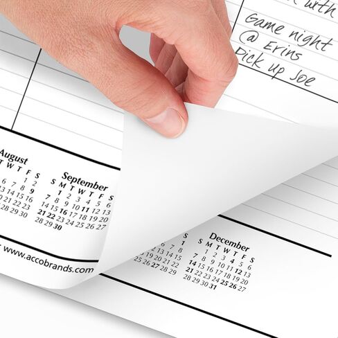 AT-A-GLANCE 2025 Desk Calendar, Desk Pad, Monthly, 21-3/4" x 17", Large, Ruled Blocks, 3 Pack (AZSK240025) in Kuwait