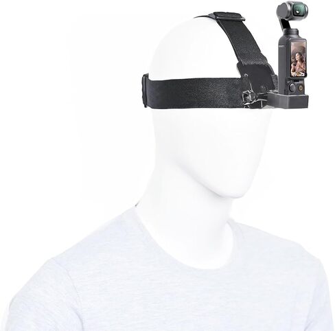 مجموعة ملحقات Fotoleey لـ DJI Osmo Pocket 3 حزام الصدر جبل حزام الرأس جبل حقيبة الظهر جبل المعصم جبل قابل للتعديل in Kuwait