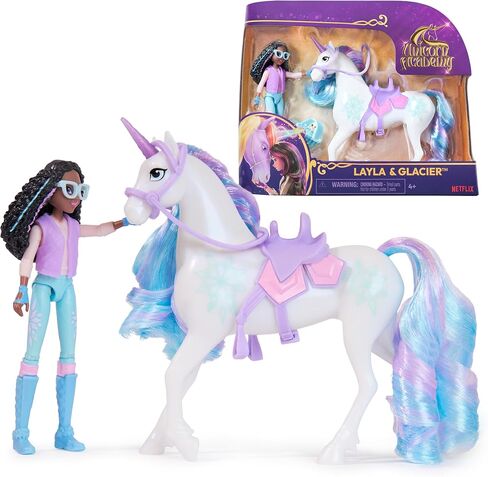 Unicorn Academy, Isabel & River Set with 2 Riding Accessories & Hair Styling Tool, Dolls & Unicorn Toys for Girls Ages 4 and up in Kuwait