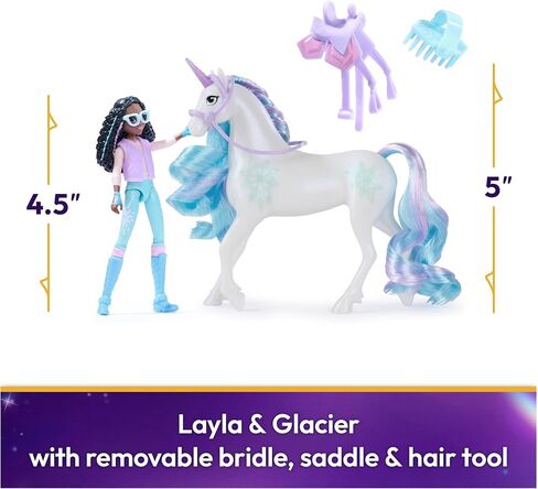 Unicorn Academy, Isabel & River Set with 2 Riding Accessories & Hair Styling Tool, Dolls & Unicorn Toys for Girls Ages 4 and up in Kuwait
