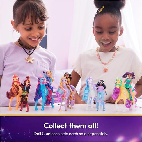 Unicorn Academy, Isabel & River Set with 2 Riding Accessories & Hair Styling Tool, Dolls & Unicorn Toys for Girls Ages 4 and up in Kuwait