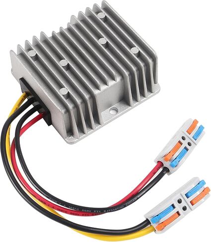 20A 240W 12v Golf Cart 48V 36V to 12V Converter Voltage Regulator Reducer Transformer Waterproof Voltage Reducer for Golf Cart with Lever Wire Connectors 2 in 2 Out in Saudi Arabia