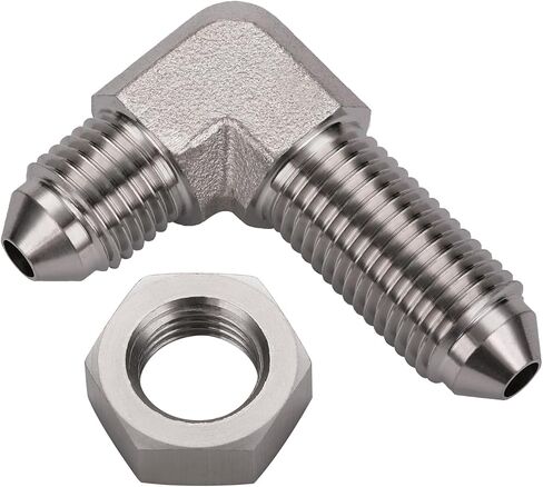 Podavelle 3AN Stainless Steel Bulkhead Brake Hose Fitting Adapter Straight with Nut in Saudi Arabia