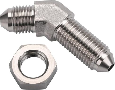 Podavelle 3AN Stainless Steel Bulkhead Brake Hose Fitting Adapter Straight with Nut in Saudi Arabia