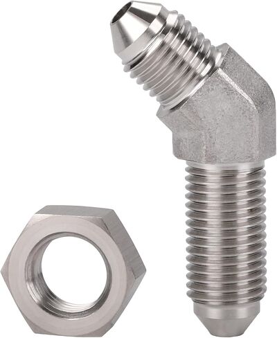 Podavelle 3AN Stainless Steel Bulkhead Brake Hose Fitting Adapter Straight with Nut in Saudi Arabia
