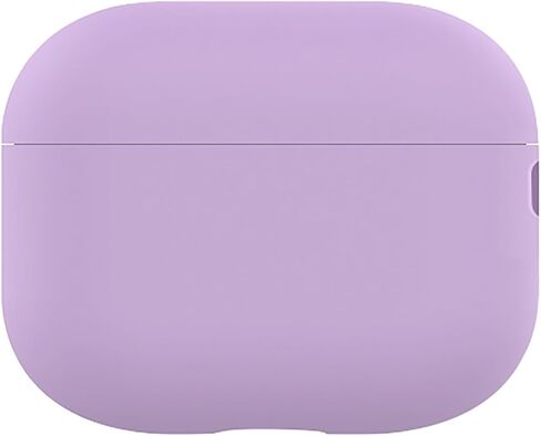 غطاء حماية من السيليكون الناعم متوافق مع Airpods Pro 2، حافظة واقية بسمك 1.5 مم، LED مرئية أمامية (أرجواني) in Kuwait