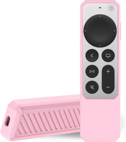 Silicone Case Compatible with Apple TV 4K 2021 2022 Generation/Apple Siri 4K - Shockproof/Anti-Slip/Scratch Remote Control Cover - Blue in Saudi Arabia