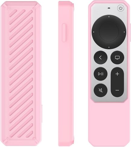 Silicone Case Compatible with Apple TV 4K 2021 2022 Generation/Apple Siri 4K - Shockproof/Anti-Slip/Scratch Remote Control Cover - Blue in Saudi Arabia