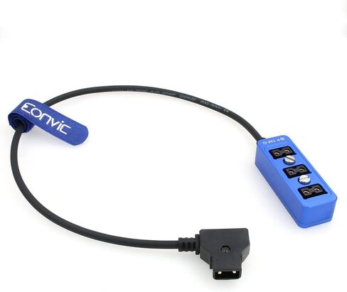 Eonvic Male D-tap B to 4-Port Female D-Tap P-Tap Hub Adapter Splitter for ARRI RED Cameras TILTA Steadicam IDX Battery (Straight Cable) in Saudi Arabia