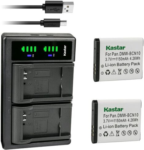 Kastar 3-Pack Battery and LTD2 USB Charger Compatible with Leica BP-DC14 BP-DC14-E BP-DC14-U Battery, Leica C 11052 18536, Leica C (Type 112), Leica C V-LUX50 Cameras in Saudi Arabia
