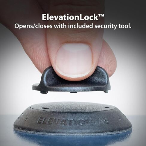 Elevation Lab TagVault™ AirTag Surface Security Mount (4 Pack) - The Secure & Low-Profile AirTag Adhesive Holder | 3M VHB, Waterproof, Security Tool, Patented, Find Your Bike, Car, Skis in Kuwait